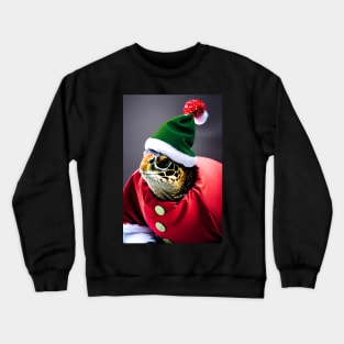 Christmas Turtle (Christmas Animals) Crewneck Sweatshirt